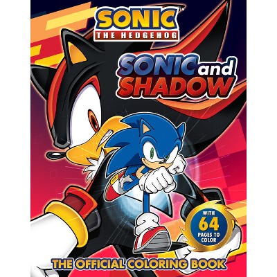 Sonic and Shadow: The Official Coloring Book - (Sonic the Hedgehog) by  Patrick Spaziante (Paperback)