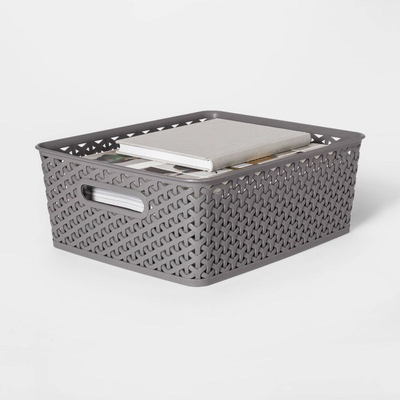 Y-Weave Medium Decorative Storage Basket - Brightroom™, 2 of 13