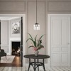 Livex Lighting Rotterdam 1 - Light Semi-Flush Mount in  Black Chrome - 2 of 4
