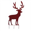 Metal Deer Cut-Out Yard Stakes – Set of 2 - 2 of 3