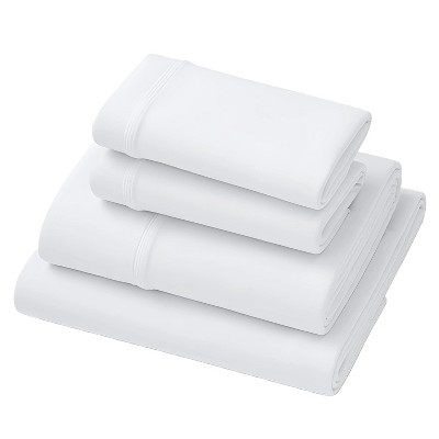 Purple SoftStretch Sheets - Deep Pocket, Silky-Soft Stretch with Moisture-Wicking, Temperature Control