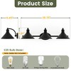 Dovelina Metal Vanity Mirror Lights Wall Light - 3 Lights - 3 of 4