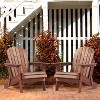 MYINDA 1PC Oversized Wooden Outdoor Folding Patio Chair with Pre-Installed Backrest and Seat Plate for Outdoor Indoor - 2 of 4