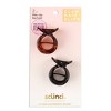 scunci Elevated Basics Small Fish Jaw Clips - 2ct - image 3 of 4
