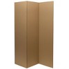 6' Cardboard Room Divider 3 Panel - Oriental Furniture - 2 of 3