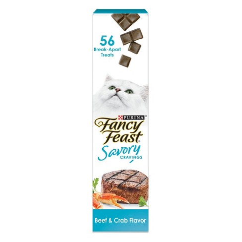 Fancy Feast Savory Cravings Beef and Crab Dry Cat Treats - image 1 of 4