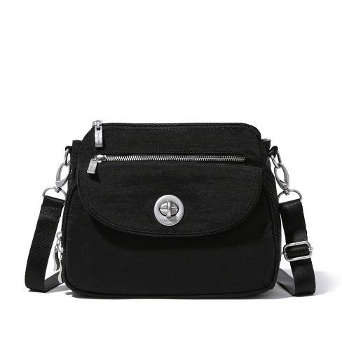 Baggallini Women's Flap Crossbody with Chain