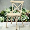 Courtyard Casual Brookwood X Back Chair Alum in Hand Brushed Finish  Price is for a Pack of 2 - 2 of 4