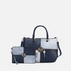 MKF Collection Maji Fashion Women’s Satchel Handbag with wristlet wallet by Mia K - 2 of 4
