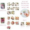 Wrapables Romantic Floral PET Tape, Pre-Cut Stickers for Scrapbooking, Stationery, Journaling, Diary, Card Making (Set of 2) - 2 of 4