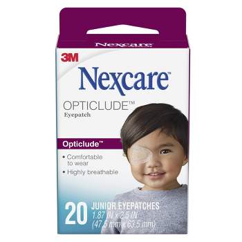 Nexcare Opticlude Eye Patch, Adhesive Bandage for Lazy Eye, 20 Count, 1 Pack