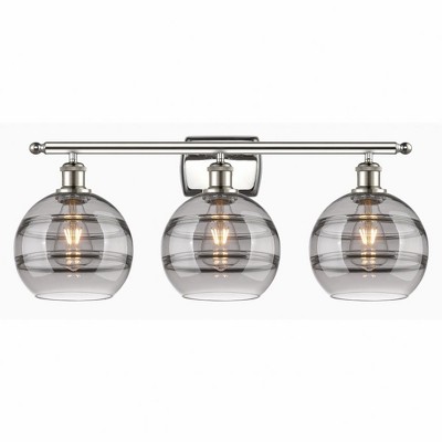 Rochester - 3 Light Bath Vanity In Industrial Style-10.88 Inches Tall and 28 Inches Wide