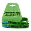 Bioworld Teenage Mutant Ninja Turtles "Bros 4 Life" Green Rubber Bracelet 2-Pack - 2 of 4