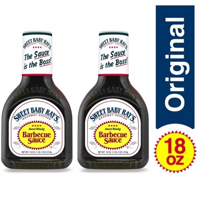 Sweet Baby Ray's Original Barbecue Sauce, 18 oz.(2 Pack)