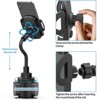 Itopfox Universal Adjustable Gooseneck Car Cup Holder Phone Mount for iPhone, Samsung, Huawei, LG, Sony - Secure & Stable - 4 of 4
