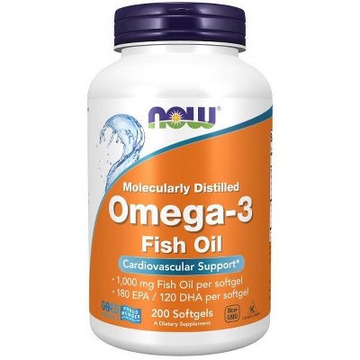 Omega-3 by Now Foods  -  200 Softgel