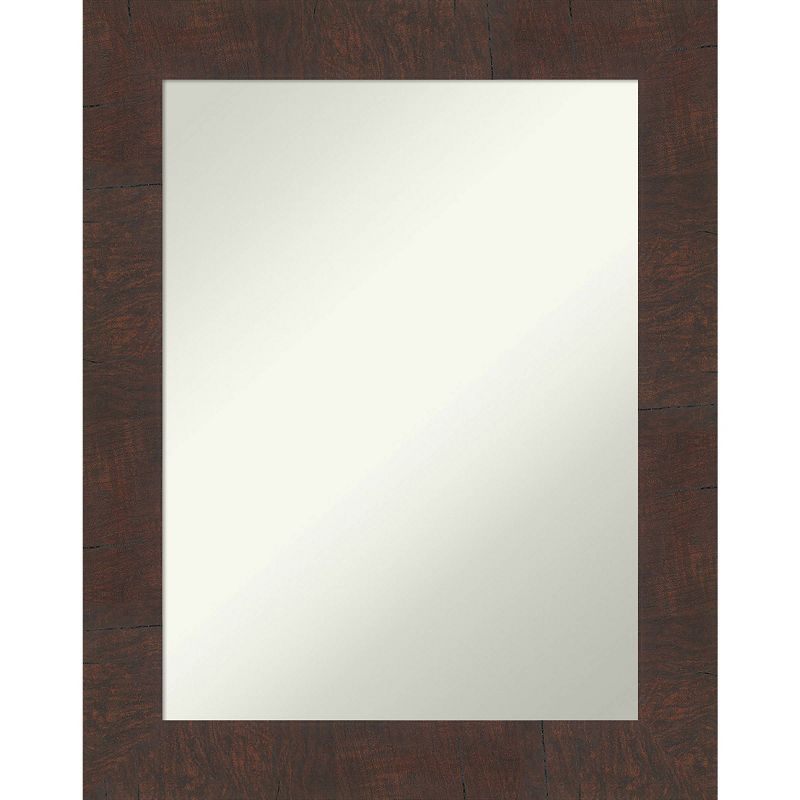 23&#34; x 29&#34; Non-Beveled Wildwood Brown Wall Mirror - Amanti Art, 1 of 11