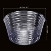 Unique Bargains Indoor Outdoor Plastic Plant Pots Saucer Flower Drip Trays Clear 10 Pcs - 2 of 4