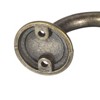 Unique Bargains Zinc Alloy Retro Hanging Towel Backpack Clothes Scarf Keys Hat Wall Hooks 2 Pcs - 3 of 4