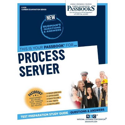 Process Server - (Career Examination) by  National Learning Corporation (Paperback)