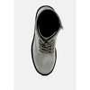 Clover Faux Leather Lace Up Boots - 4 of 4