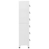 VidaXL Locker Cabinet Light Gray 15 in.x15.7 in.x70.9 in. Steel - 3 of 4