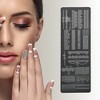 Unique Bargains Colorful Nail Art Stamp YH-025 Silver Tone 1 Pc - 4 of 4