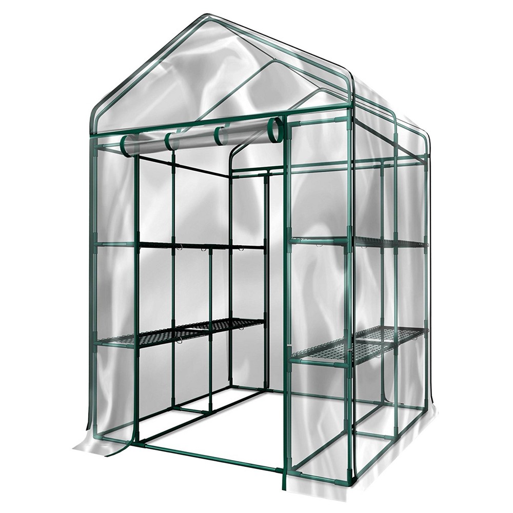 Photos - Greenhouses Home-Complete Walk in Greenhouse with PVC Cover Clear