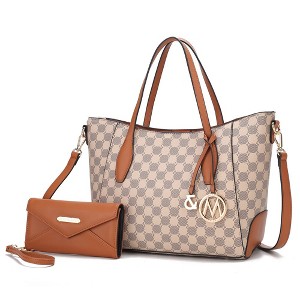MKF Collection Gianna Women’s Tote with matching Wallet by Mia K – 2 Pieces - 1 of 4