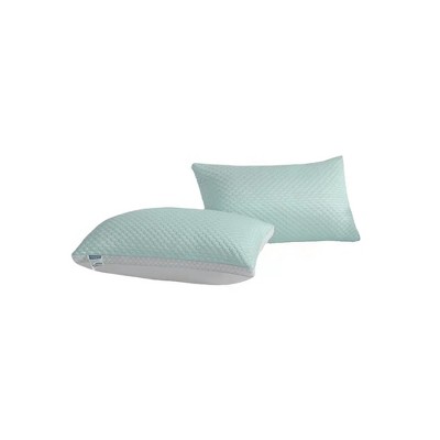 PDTEND 2-Pack Cooling Bed Pillows – Ice-Silk Fabric, Ergonomic Neck Support