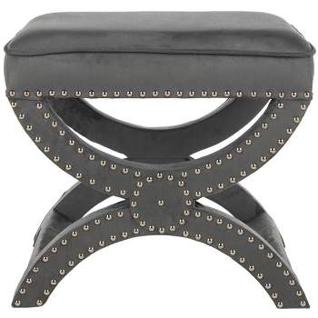 Mystic Ottoman with Silver Nail Heads  - Safavieh