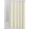 iDesign Solid Polyester Shower Curtain - 72" x 72" - Set of 2 - Brown - 3 of 4