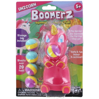 Anker Play Unicorn Boomerz Ball Shooter Popper Toy