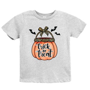 Trick of Treat Pumpkin - Youth Short Sleeve Graphic T-Shirt and Toddler Short Sleeve Graphic T-Shirt - 1 of 3