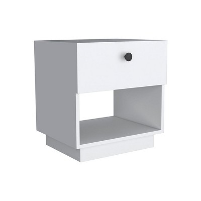 NicBex Nightstand with Drawers,Modern Side Table with Storage Space and Wood Frame,Bedside Table for Bedroom,Living Room