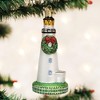 Old World Christmas Blown Glass Ornament for Christmas Tree, Ocracoke Lighthouse - 3 of 4