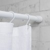 50" to 86" Rustproof Aluminum Shower Curtain Tension Rod, White - 2 of 4