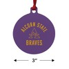 Alcorn Braves Aluminum Holiday Christmas Tree Ornament - 3 of 4