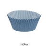 Unique Bargains Solid Color Disposable Baking Cups Greaseproof Paper 1.97"x1.18" 100 Pcs - 4 of 4