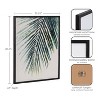 Kate & Laurel All Things Decor 16"x20" Gallery Tropical Modern Botanical Palm Print by The Creative Bunch Studio Black - 3 of 4