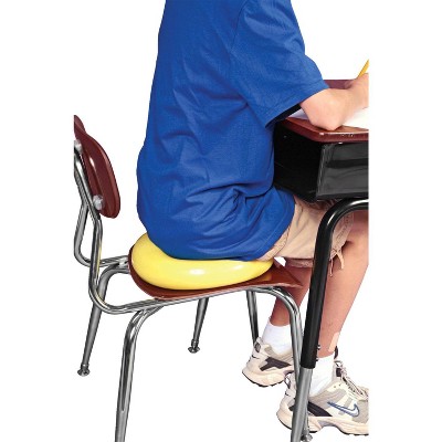 Abilitations CoreDisk Stability Cushion, Yellow, 12 Inch Diameter