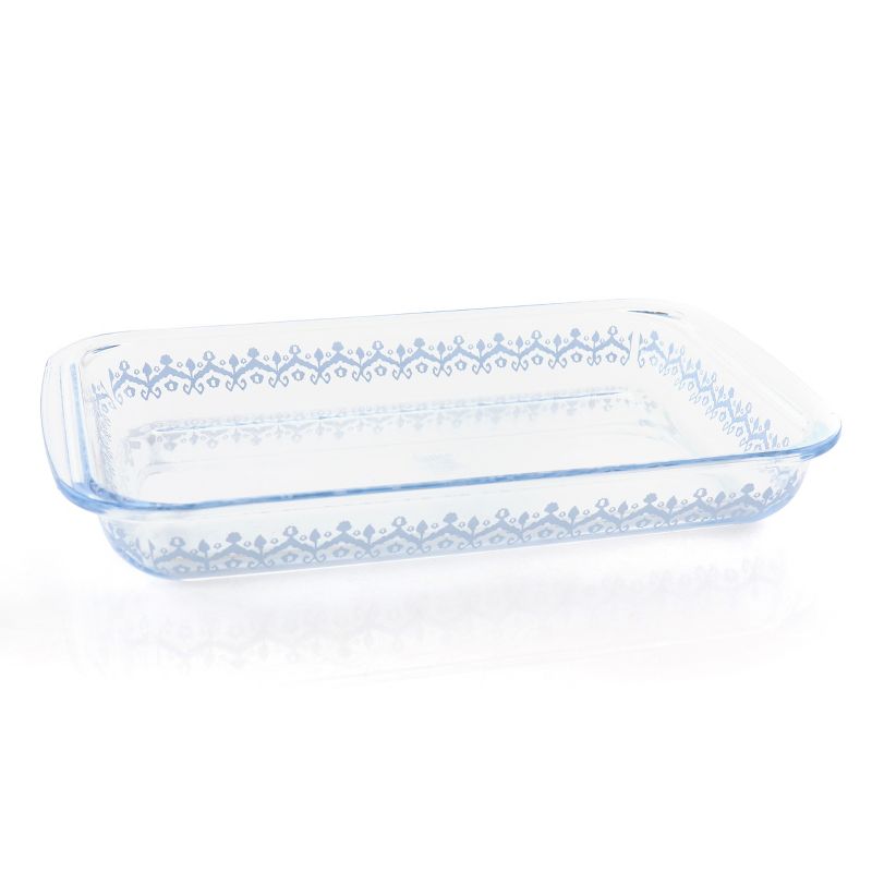 Spice By Tia Mowry 3.1 Quart Spicy Cloves Glass Rectangular Baker, 2 of 5