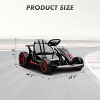 Go Kart for Kids, 24V Drift Kart with 2X200W Strong Motor, 7AH Big Battery, Electric Pedals, Electric Go Kart Outdoor Race Toy - 4 of 4
