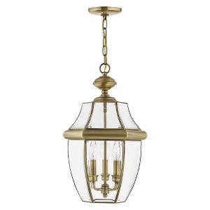 Livex Lighting Monterey 3 - Light Pendant in  Antique Brass - 1 of 4
