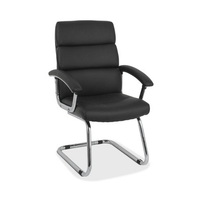 Traction Guest Chair with Softhread Leather Black - HON