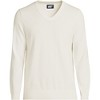 Lands' End Men's Fine Gauge Cotton V Neck Sweater - 3 of 3