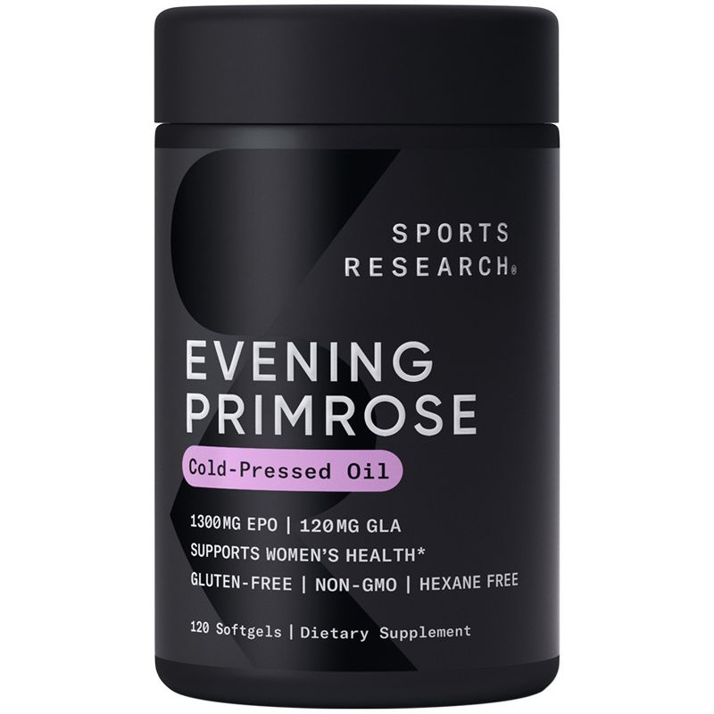 Sports Research Evening Primrose, Omegas and Fish Oil, Softgel, 1 of 5