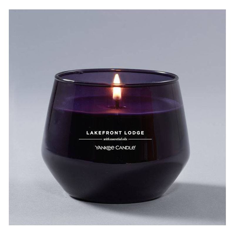 10oz Lakefront Lodge Studio Collection Glass Candle - Yankee Candle, 3 of 11