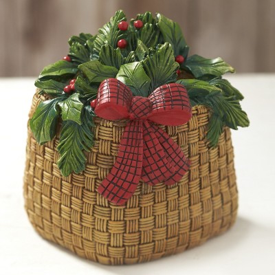 Lakeside Decorative Bathroom Toothbrush Holder - Country Christmas