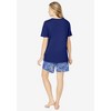 Dreams & Co. Knit Pj Short Set - 3 of 4